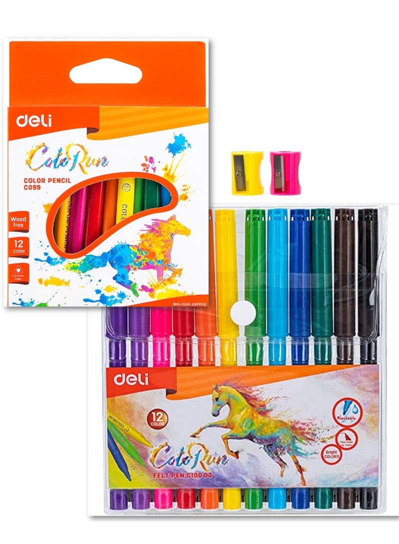 26-Piece Colouring Value Set For School